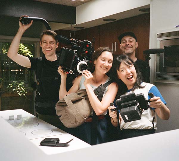 crew on set (kitchen)